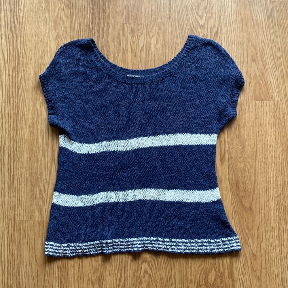 Hinge Slouchy knit striped top